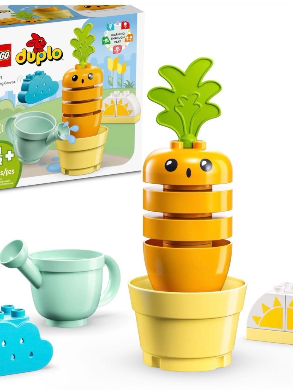 LEGO DUPLO: Growing Carrot (10981). No Box